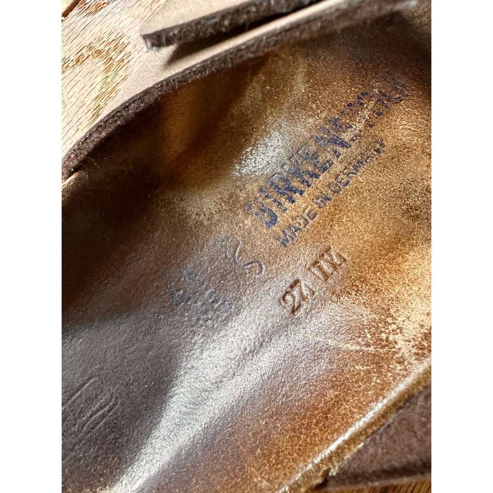 Birkenstock Florida Sandals Womens EU 41 US 10 Triple Strap Mocha Brown Modern - Picture 8 of 9